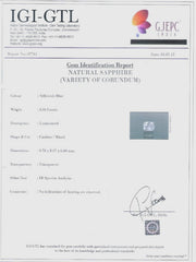4.86/CT Natural Pitambari Sapphire with Govt Lab Certificate-87761